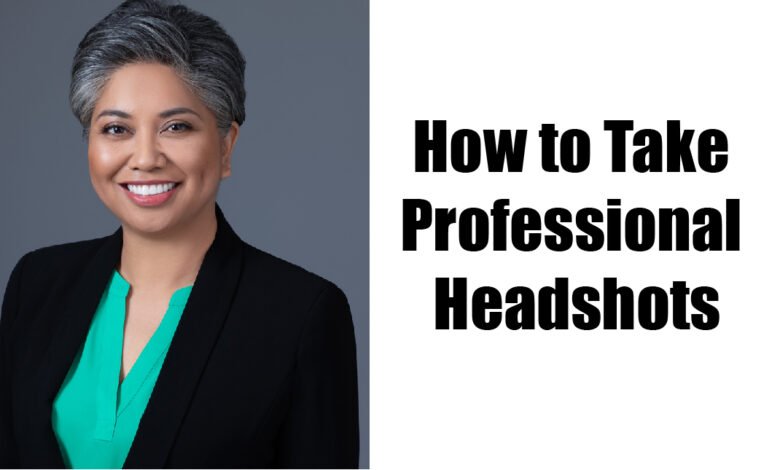 How to Take Professional Headshots