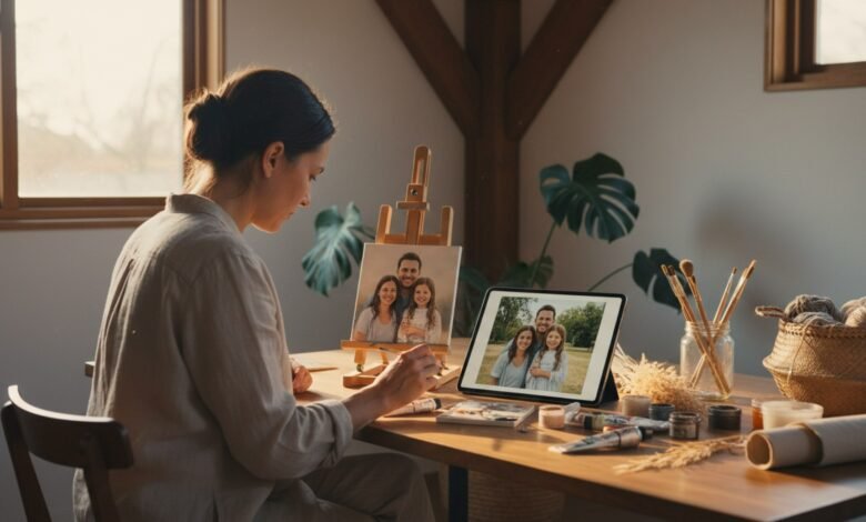 From Digital Photos to Physical Art