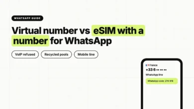 VoIP refusals, recycled numbers and spam bans compared, plus what a mobile-network number changes and how to keep WhatsApp when it expires.